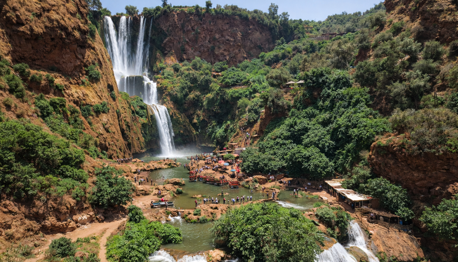Le Maroc, ou comment fermer sa gueule en beauté - partie 3 cascade ouzoud maroc