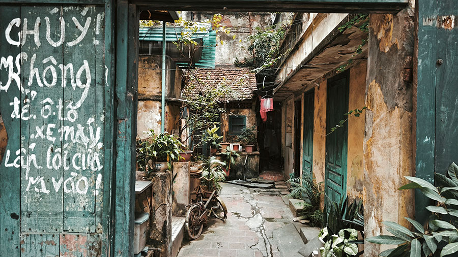 Les murs de Hanoï ou le chic de la décrépitude architecture hanoi (1)