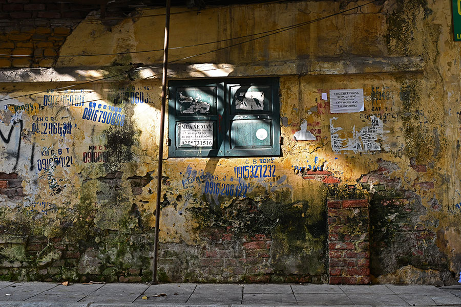 Les murs de Hanoï ou le chic de la décrépitude architecture hanoi (6)